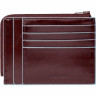 Чехол для кредитных карт PIQUADRO BLUE SQUARE PU1243B2R/MO (коричневый)
