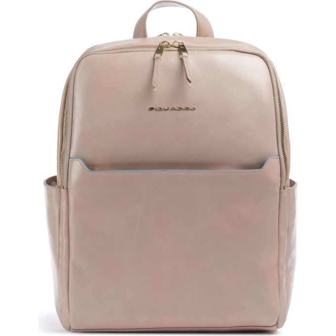 Рюкзак женский PIQUADRO BLUE SQUARE CA6678B2/RO2 пудровый кожа