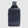Рюкзак слинг мужской PIQUADRO PHILIP CA6790W136/BLU синий